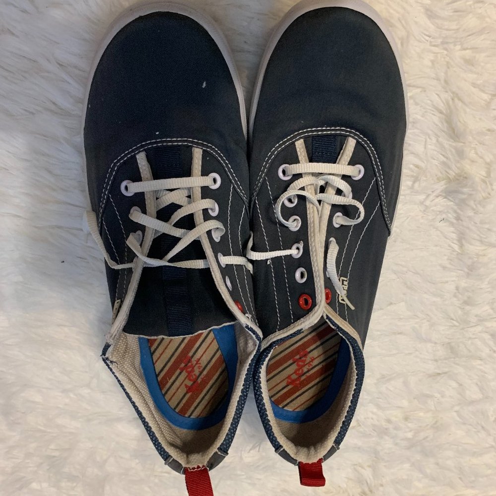 Keds Women Navy and White Tennis Shoes Size 10